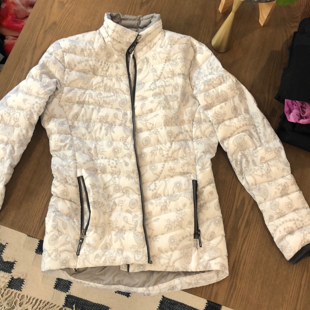 White Helly Hansen puffer